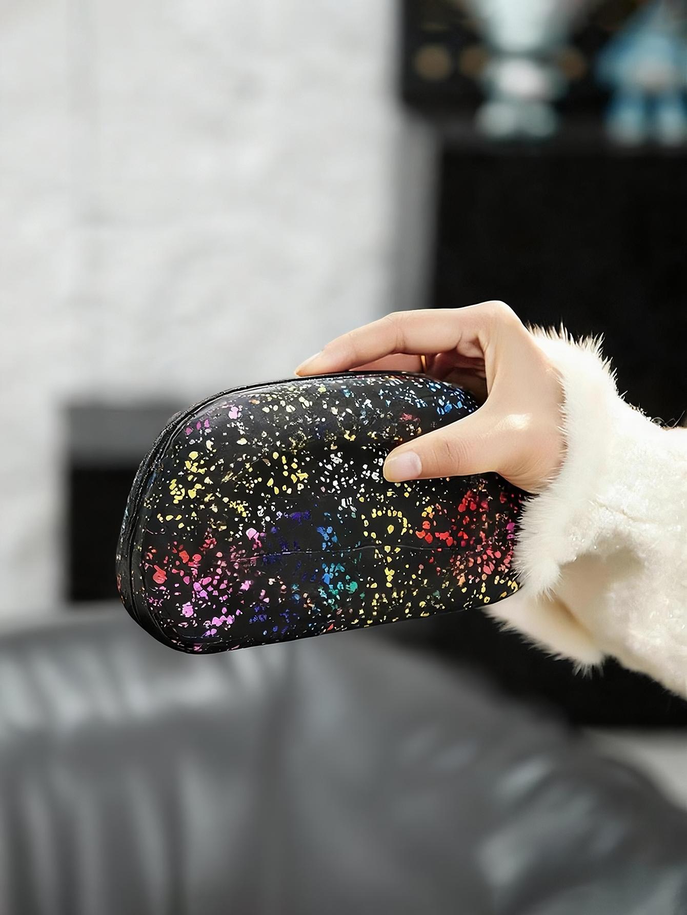 Women's Evening Bag, Crocodile Pattern Handbag, Handheld Bag Purse, Elegant Simple Party Purse, Fashion Accessories for Weddings, Christmas, Birthdays, Ideal Gift