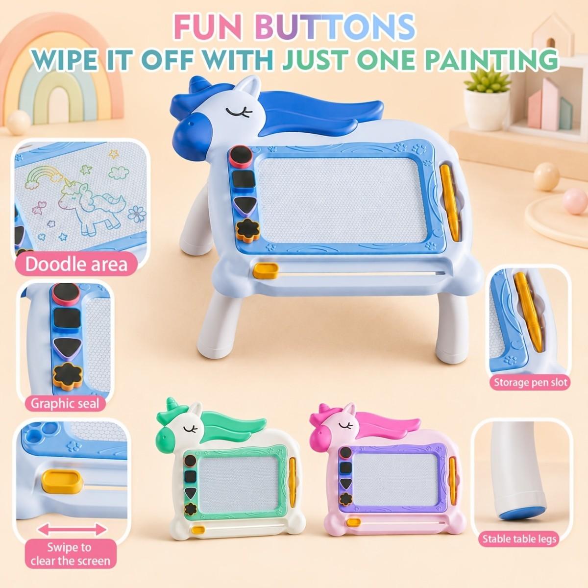 Magnetic Drawing Board Toy, Doodle Board, Erasable Sketch & Writing Pads, Portable Educational Learning Toy, Birthday Christmas Gift for Kids, Erasable Reusable Board, Erasable Drawing Boards