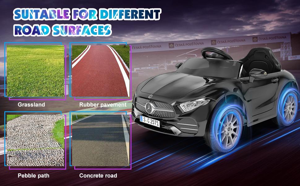 Mercedes-Benz Licensed CLS 350 12V Kids Ride On Toy Car with Parents Control Four Wheel Suspension Music LED Lights USB Power Display Volume Adjustment Gifts for Kids - Tricycle Mercedes-Benz Licensed CLS 350 12V Kids Ride On Toy Car with Parents Control Four Wheel Suspension Music LED Lights USB Power Display Volume Adjustment Gifts for Kids - Tricycle