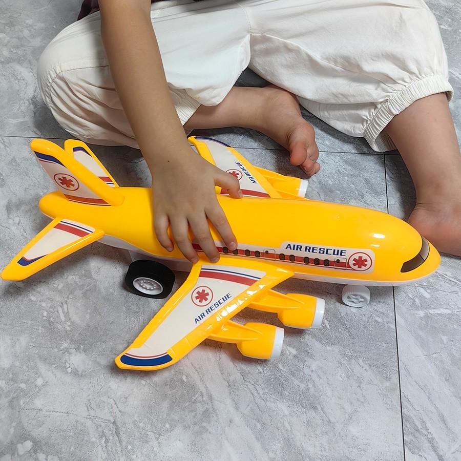 Large Airplane Toy Model, Inertial Plane Toy for Kids, Perfect Gift for Boys and Girls, Ideal Christmas and New Year Present