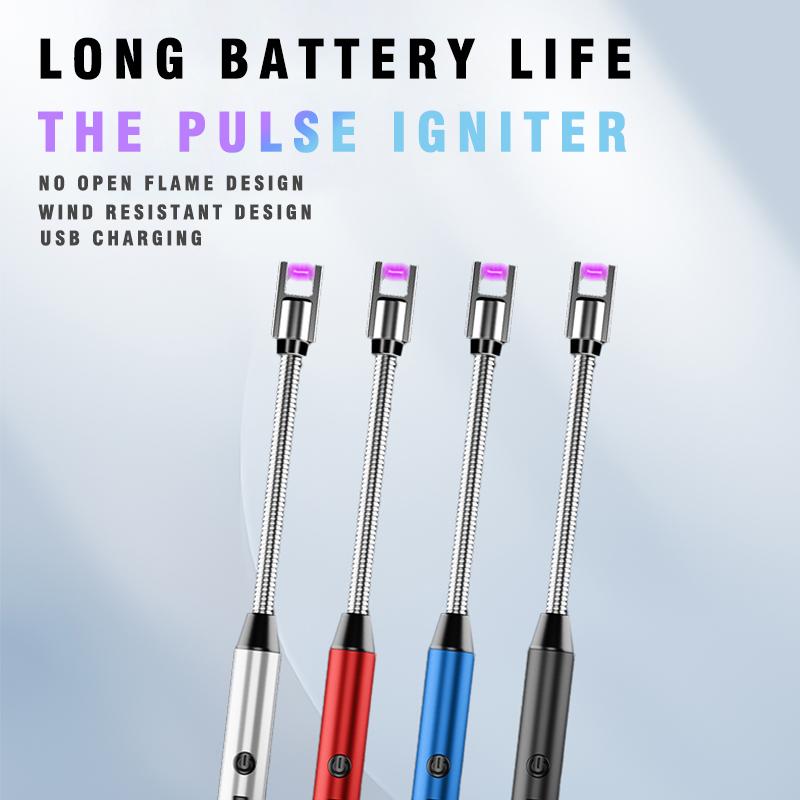 Ignite the Candle Electric Tool,  Mothers Day Gifts for Mom from Daughter Son, Birthday Gifts for Mom Women Men Wife Sister Self Igniter Torch Portable Rechargeable  Pink Orange Gradient Kitchen Utensils Aluminum Cooking Utility bushcraft  tools