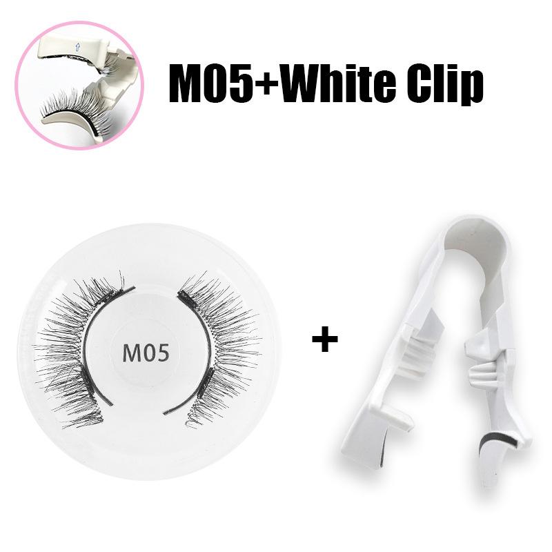 Magnetic False Eyelashes Set 1 Pair Natural Thick Quantum Magnetic Lashes No Glue Required Easy to Apply for Daily Makeup Party Look