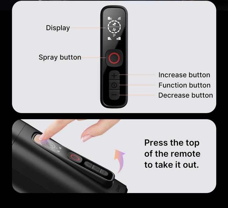 FILMOG Ace Fog Machine 40W Handheld Dry Ice Smoke Machine Studio Video Film Stage Effects Wireless Control Simple Version