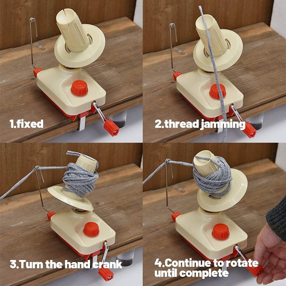 Yarn Winder, Knitting Yarn Ball Winder,Knitting Winder Holder, Table Top Hand Operated Winder,Manual Yarn Cone Ball Winder - 180x135x100mm Yarn Winder, Knitting Yarn Ball Winder,Knitting Winder Holder, Table Top Hand Operated Winder,Manual Yarn Cone Ball Winder - 180x135x100mm