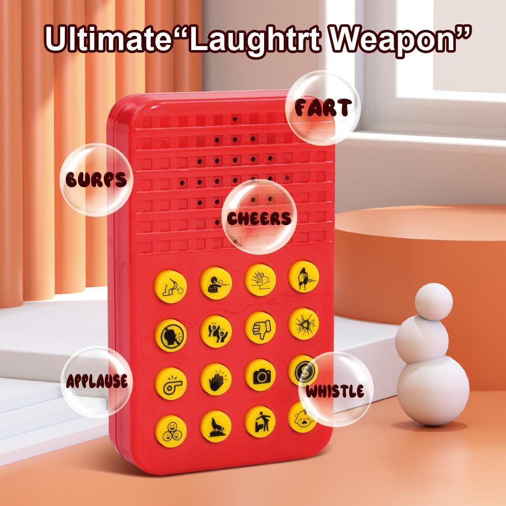 Funny Sound Machine with 16 Voices, Prank Toy for Boys and Girls, Easter Basket Filler, April Fool's Day Gag Gift, Fun Gifts, Requires 2 Aa Batteries