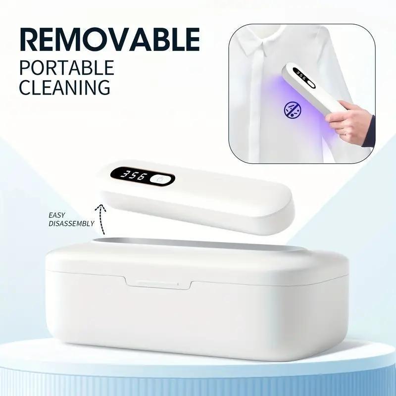 Portable UV Disinfector Box, Detachable UV Rod, Ideal for Phones, Cosmetics, Underwear, Compact and Lightweight, Essential Home Sanitizer