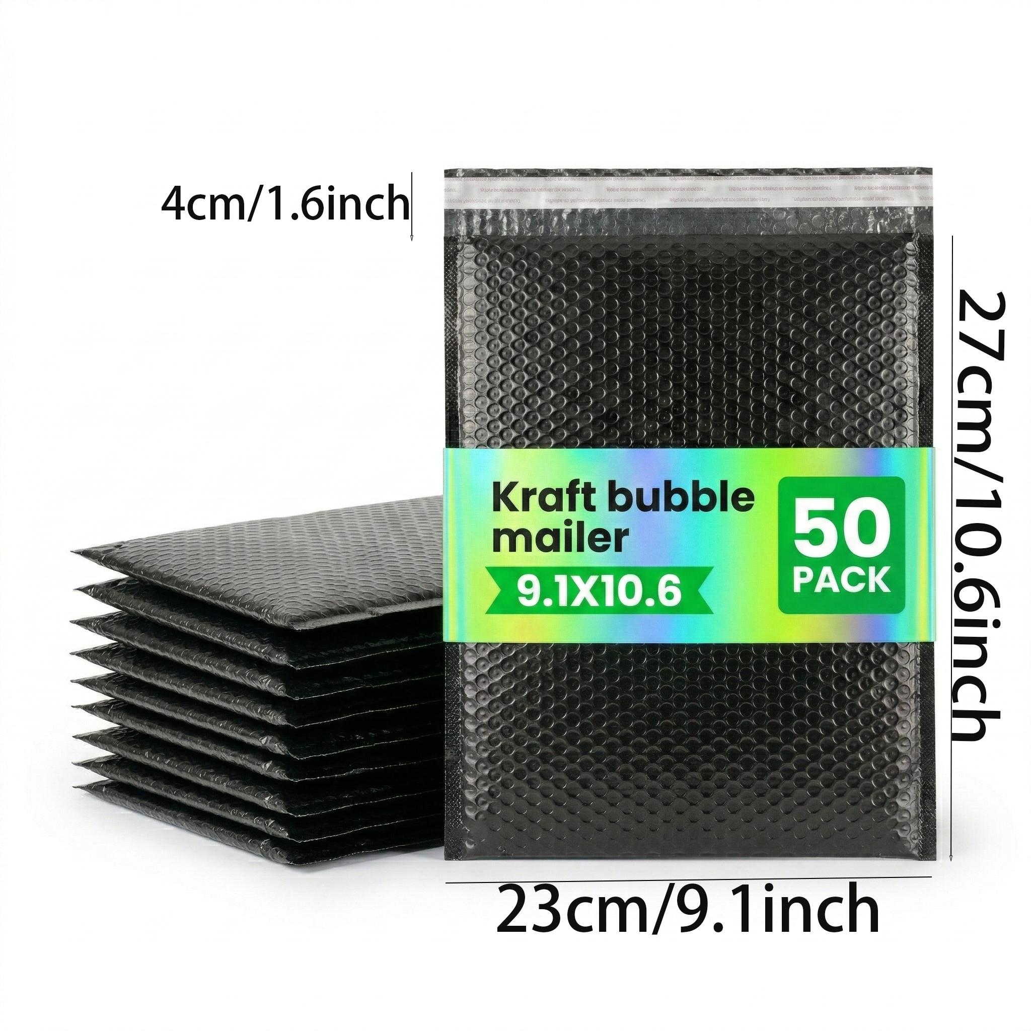50/100 Pcs 9.1x10.6 Inch Bubble Mailers, Padded Envelopes, Self-Sealing, Waterproof, Ideal for Medium-Sized Items 50/100 Pcs 9.1x10.6 Inch Bubble Mailers, Padded Envelopes, Self-Sealing, Waterproof, Ideal for Medium-Sized Items
