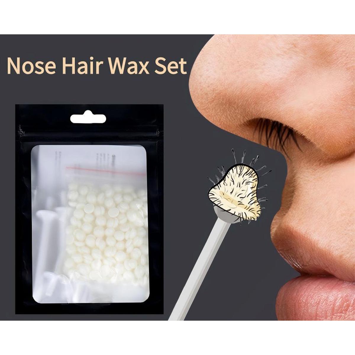 Men Women Nose Hair Wax Kit, Includes Eyebrow Wax, Nose Hair Stick, Depilatory Wax, Complete Accessories, Daily Nose Hair Care
