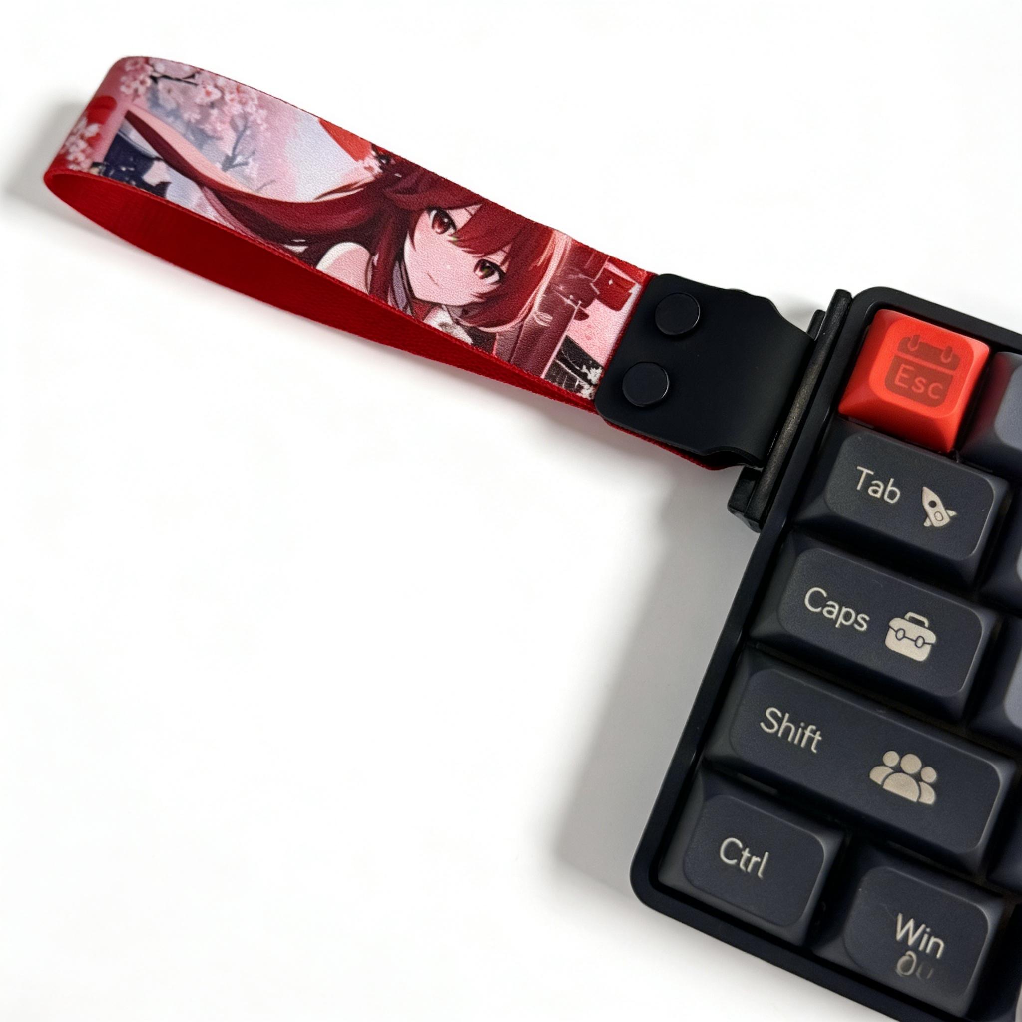 Anime Character Keyboard Strap, Trendy Gaming Accessory, Customizable Design, Versatile Use, Perfect for Gamers & Anime Fans