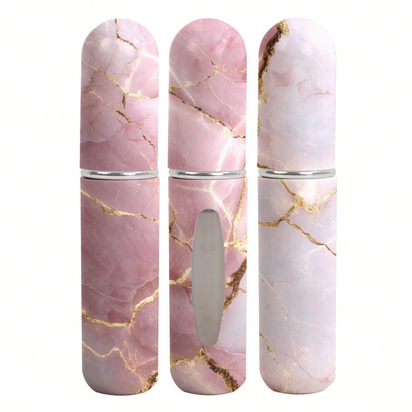 Mini Refillable Perfume Atomizer Bottles, Portable Lightweight Travel-Friendly Design, Convenient Refill Pump Case for On-The-Go Use