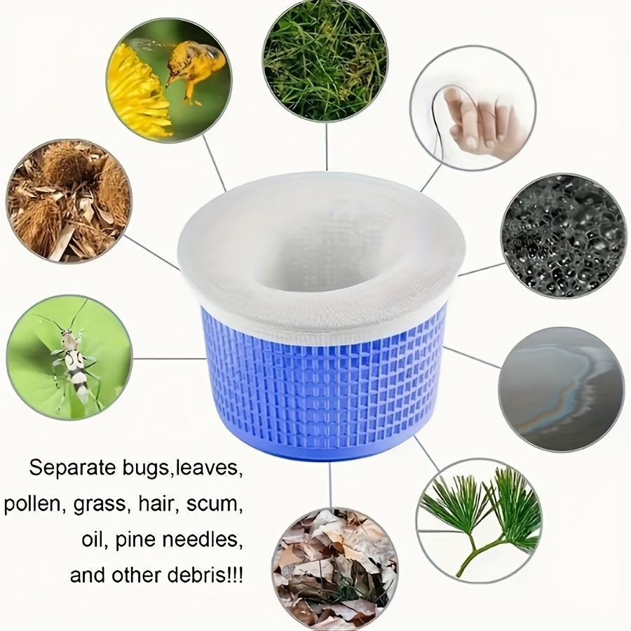 20-Pack of Pool Skimmer Socks - Filters Baskets, Skimmers Cleans Debris and Leaves for In-Ground and Above Ground Pools，Swimming Pool Skimmer Socks Home Appliance Nylon Mesh Filters Baskets Skimmers Swimming Pool Cleaning Tool Accessories