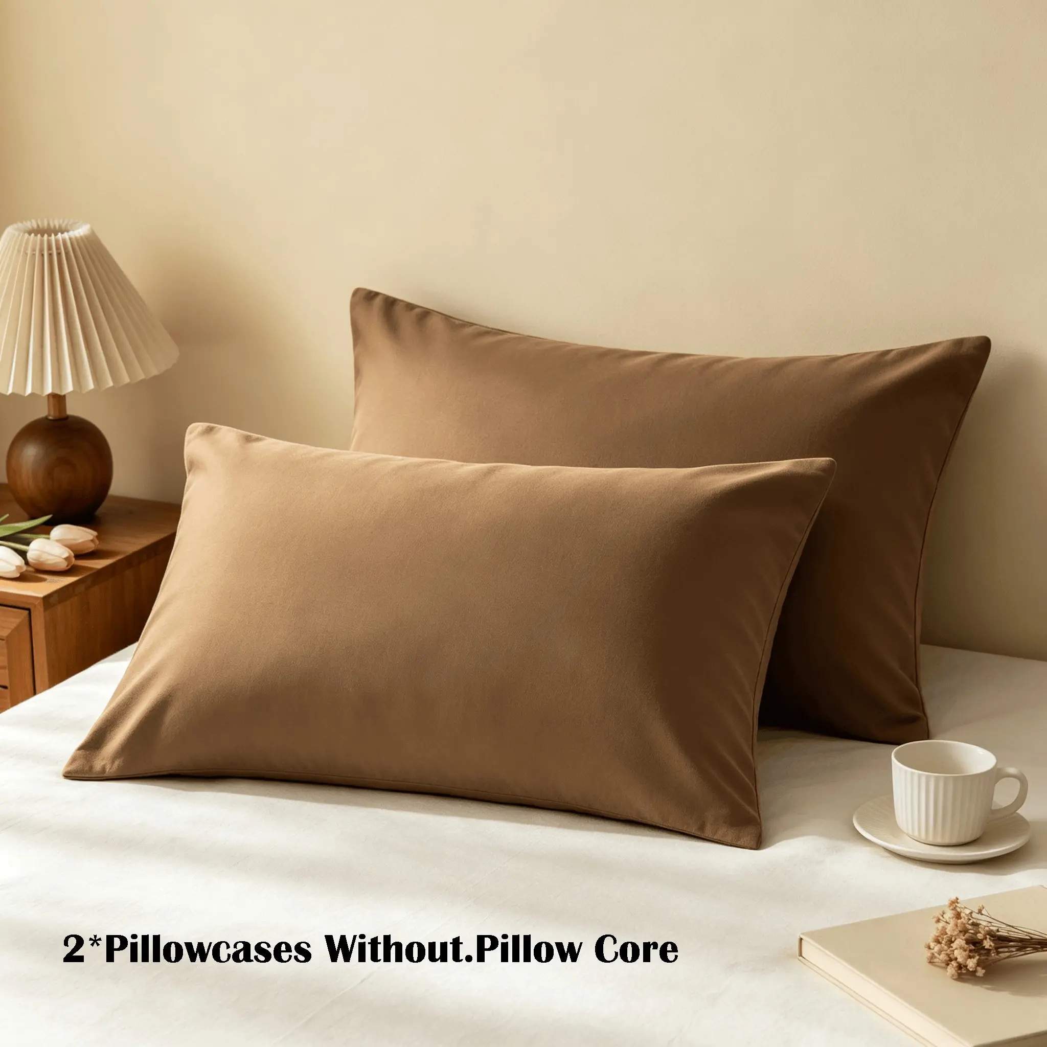 2-piece premium brushed microfiber breathable fabric pillowcase set, Gift ready, pillow inserts not included. These cool pillowcases are soft, breathable, luxurious and ultra-smooth, making them a great gift for friends or travel use.