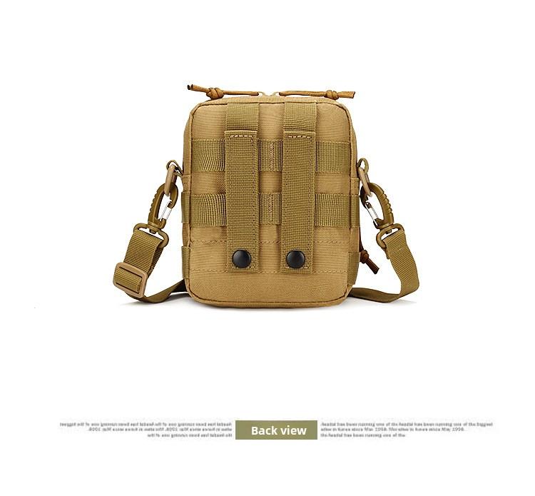 Outdoor Sports Portable Shoulder Small Hanging Bag Casual Military Fan Tactical Fanny Bag Cycling Hiking Messenger Bag