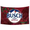 Custom Printed Beer Fan Flag 3x5ft Busch Light Apple Flag Banner