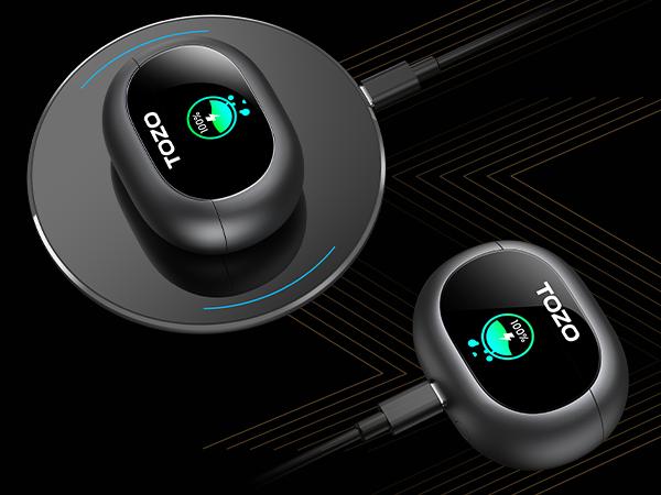 TOZO NC20 Pro Active Noise Cancelling Wireless Earbuds with Smart Touch Screen, LDAC Hi-Res Audio, Stereo Bass, 6 Mics AI Call Ear Buds, 80H Playtime, IPX8 Waterproof, 32 EQ via App, Wireless Charging TOZO NC20 Pro Active Noise Cancelling Wireless Earbuds with Smart Touch Screen, LDAC Hi-Res Audio, Stereo Bass, 6 Mics AI Call Ear Buds, 80H Playtime, IPX8 Waterproof, 32 EQ via App, Wireless Charging