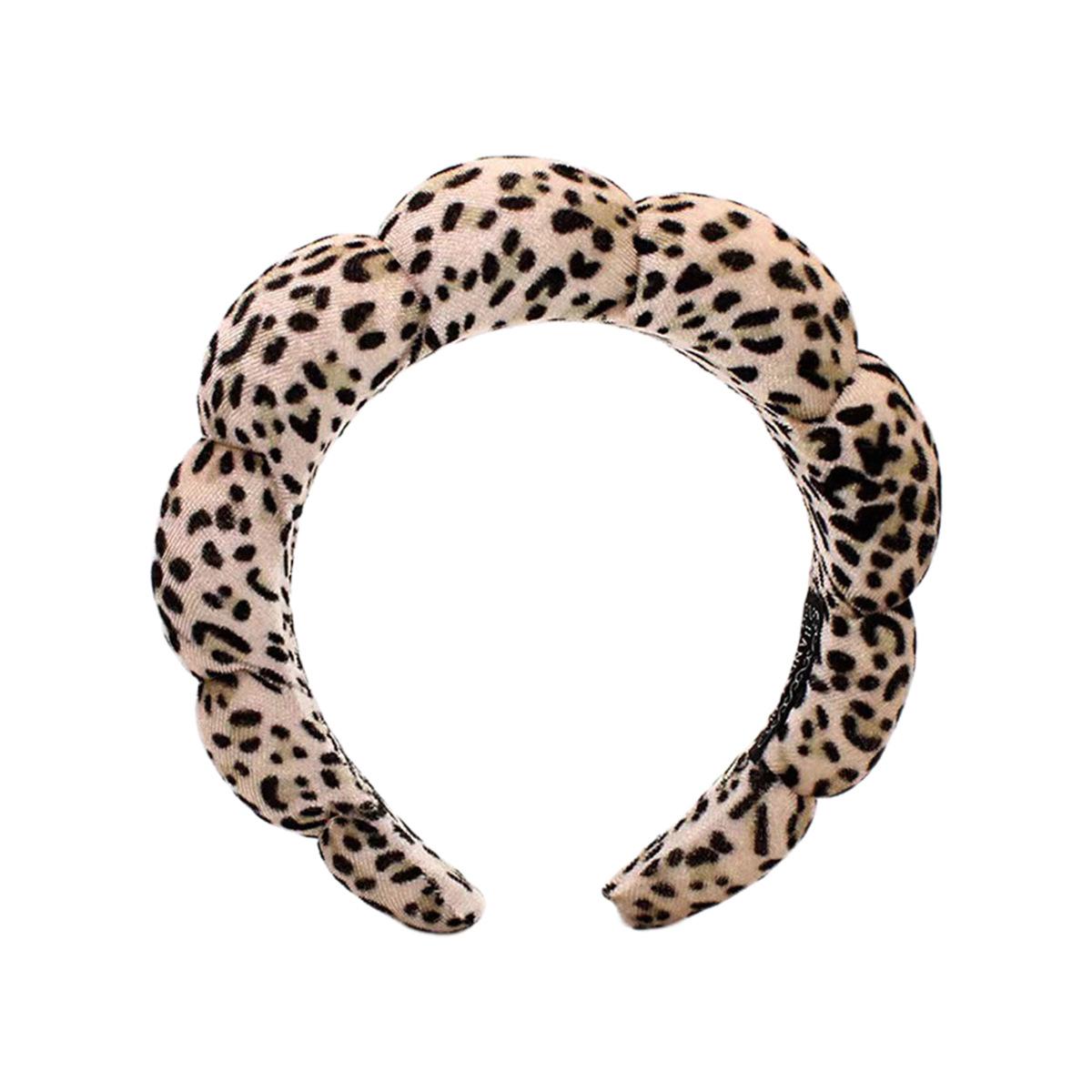 Puffy Cloud Makeup Headband, Soft High‑Crown Synthetic Sponge Fabric, Unisex Anti‑Slip Hair Band, One Size Comfort Accessory for Skincare And Face Washing Routines