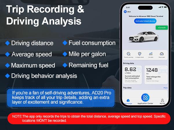 XTOOL AD20 Pro Smart OBD2 Scanner AI-Assisted Diagnosis for Check Engine Light & All Systems Oil/Battery Service Performance & Smog Ready Free Updates