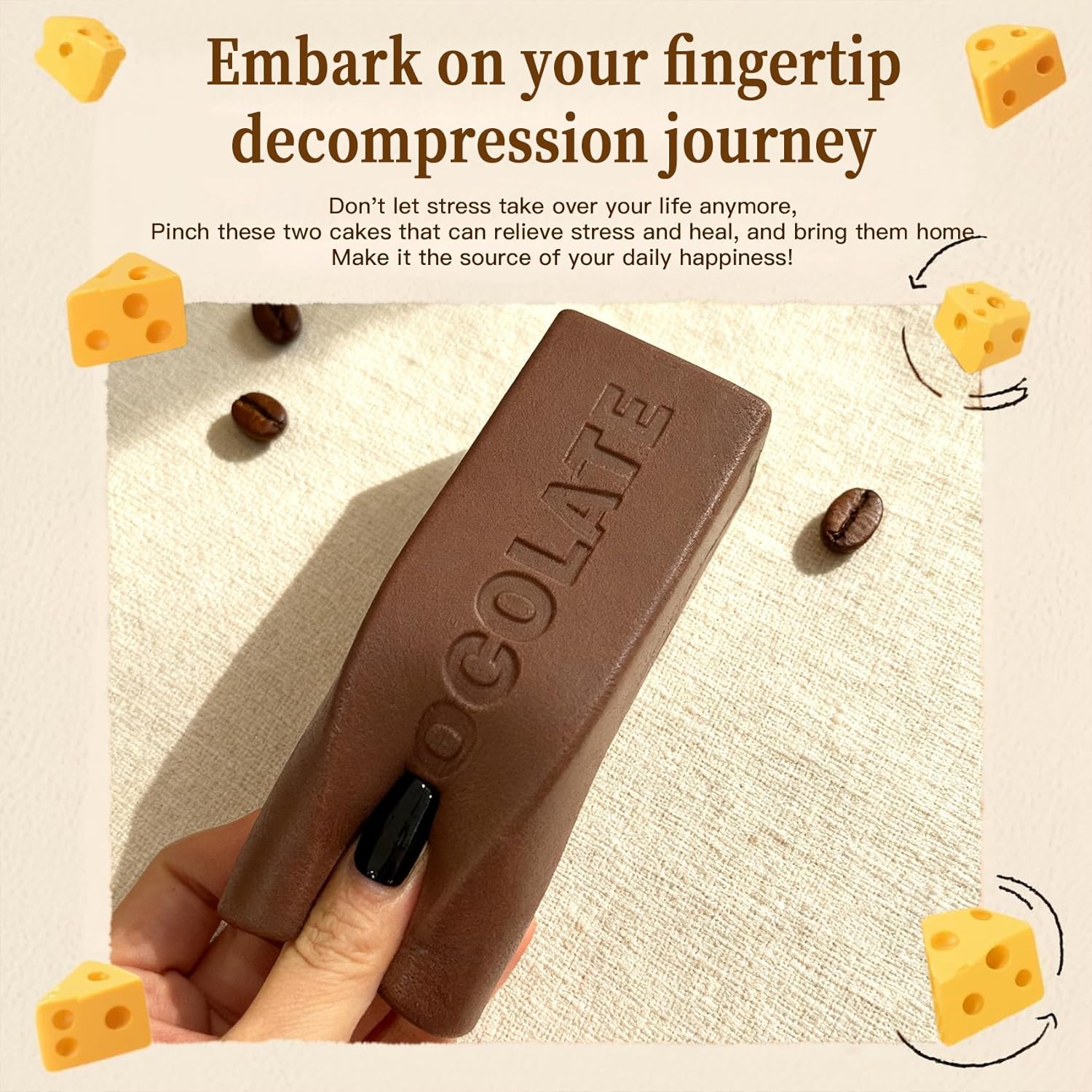 Butter Squishy Toy, Cream Stick-Shaped Soft Toy with Cream Scent, Perfect for Play & Stress Relief, Ideal Gift for All Occasions