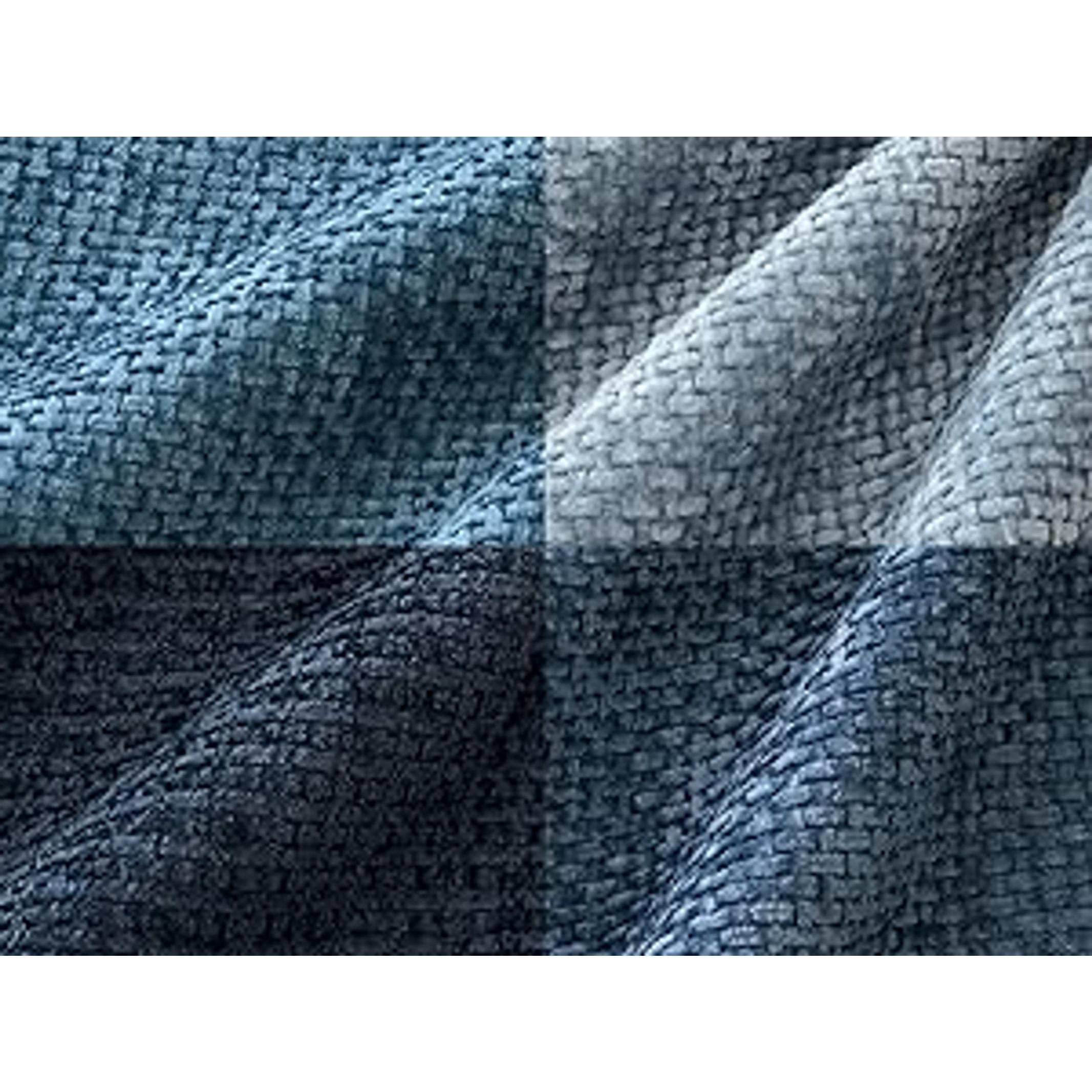 Pack of 4 Couch Throw Pillow Covers 18x18 Inch Neutral Blue Soft Decorative Chenille Pillow Covers Farmhouse Accent Cushion Covers for Boho Western Spring Coastal Decor Sofa Bed Living Room