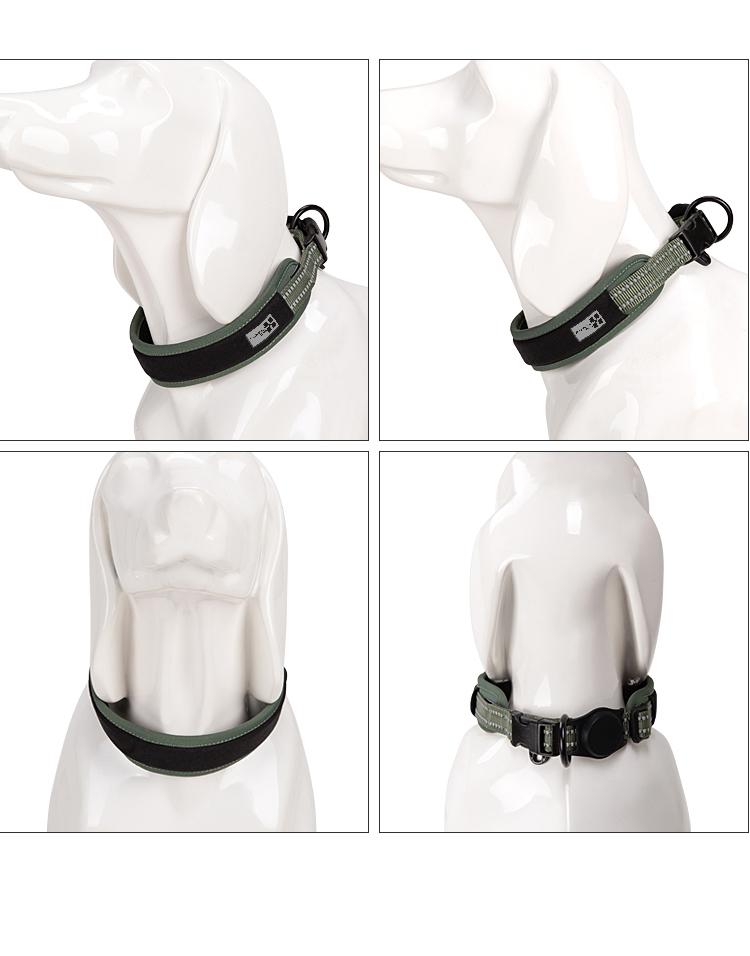 Adjustable Airtag Dog Collar Breakaway with ,Reflective with Dog Collar Airtag Holder,for Small, Medium & Large Dogs,Pet Supplies,Accessories,Gifts(No AirTag included)