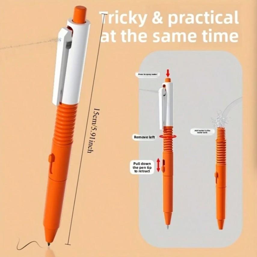 Water Spray Pen for Fun Pranks and Student Relaxation, Perfect Gift Choice, Multi-Functional Spray Pen, Compatible with Spray Bottle and Alcohol Pen