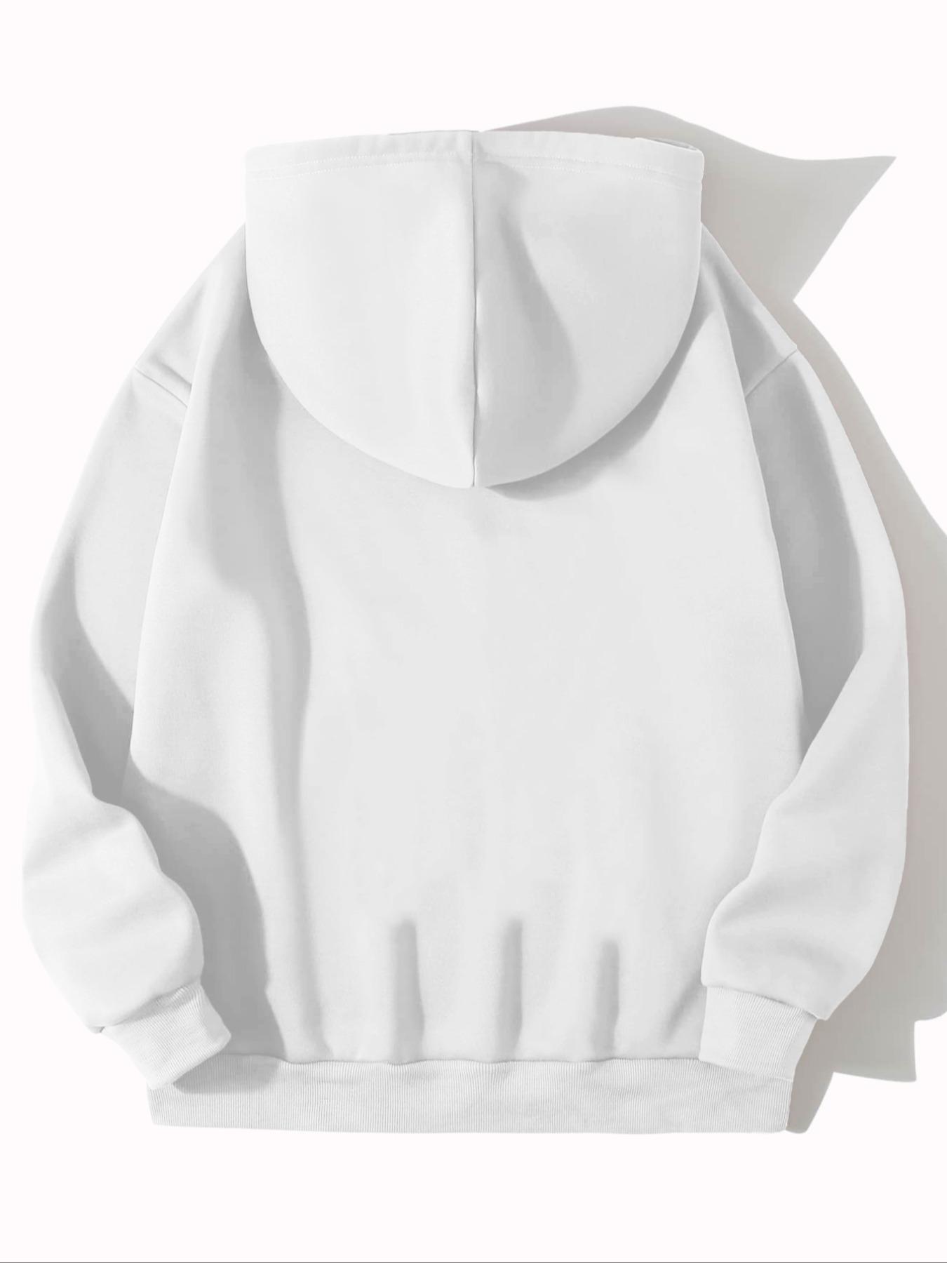 Women's Fashion Graphic Hooded Sweatshirt, Valentine's Day Heart Print Pullover, Kangaroo Pocket, Long Sleeve, Fitted, Casual Fall & Winter Wear