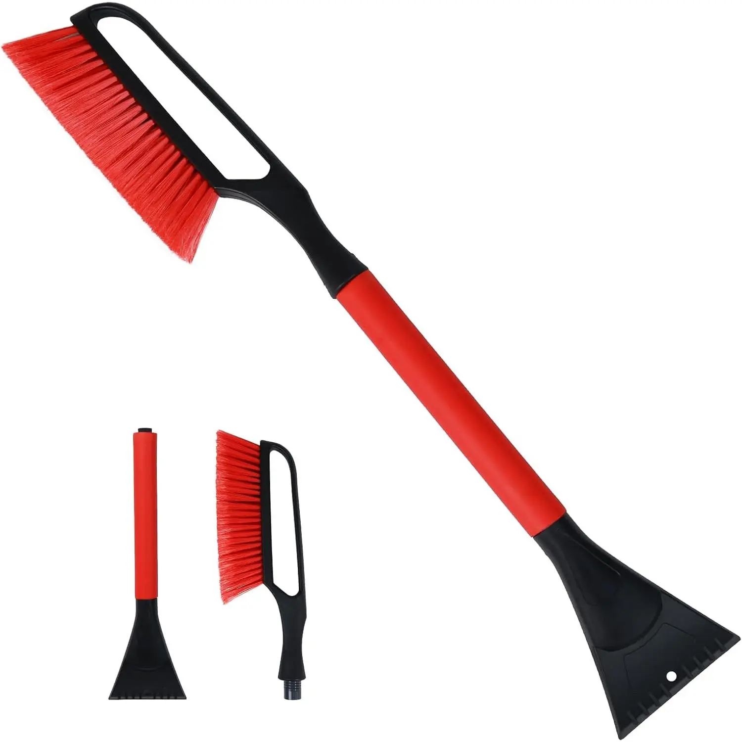 27" Snow Brush with Ice Scraper for  Windshield, Detachable Snow  with   Grip for , , Suvs, Windows, windshields, Snow and ice Removal
