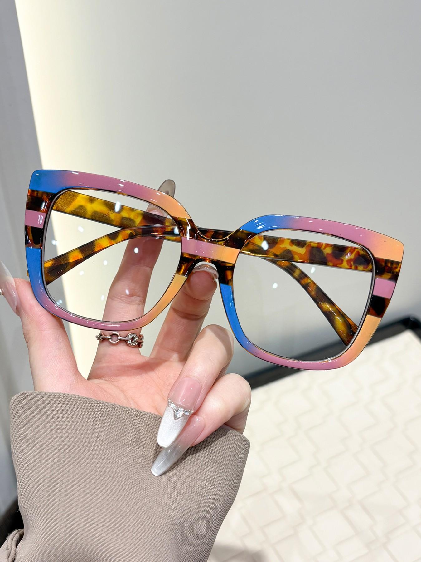 Classic Vintage Cat Eye for Women, Stylish Trendy Eyewear, Flat Lenses Perfect for Street Style, College Look, Commuting, and More