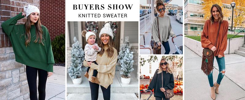 Saodimallsu Women's Oversized Tunic Sweater Fall Slouchy Long Sleeve Ribbed Knit Side Slit Pullover Jumper Chic Crewneck Loose Fit Knitwear Womenswear Style Saodimallsu Women's Oversized Tunic Sweater Fall Slouchy Long Sleeve Ribbed Knit Side Slit Pullover Jumper Chic Crewneck Loose Fit Knitwear Womenswear Style