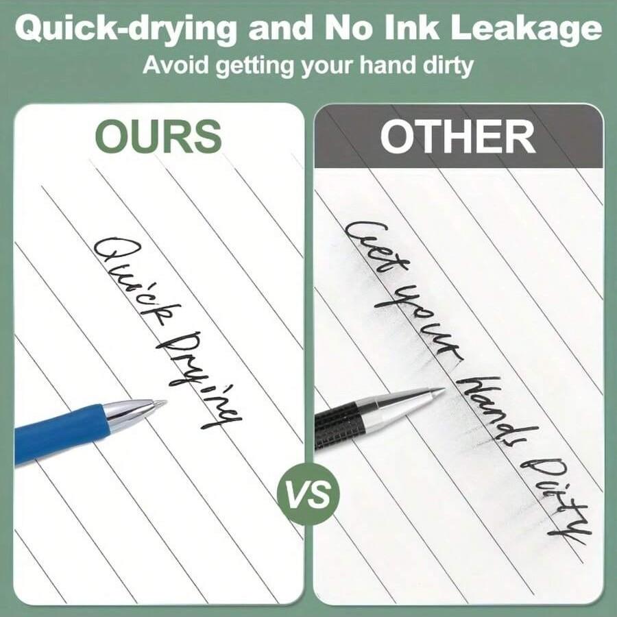 Neutral Pen for Doctors & Nurses, Prescription Design, 0.5mm Quick-Dry Smooth Flexible, Ideal for Schools & Offices, Stationery