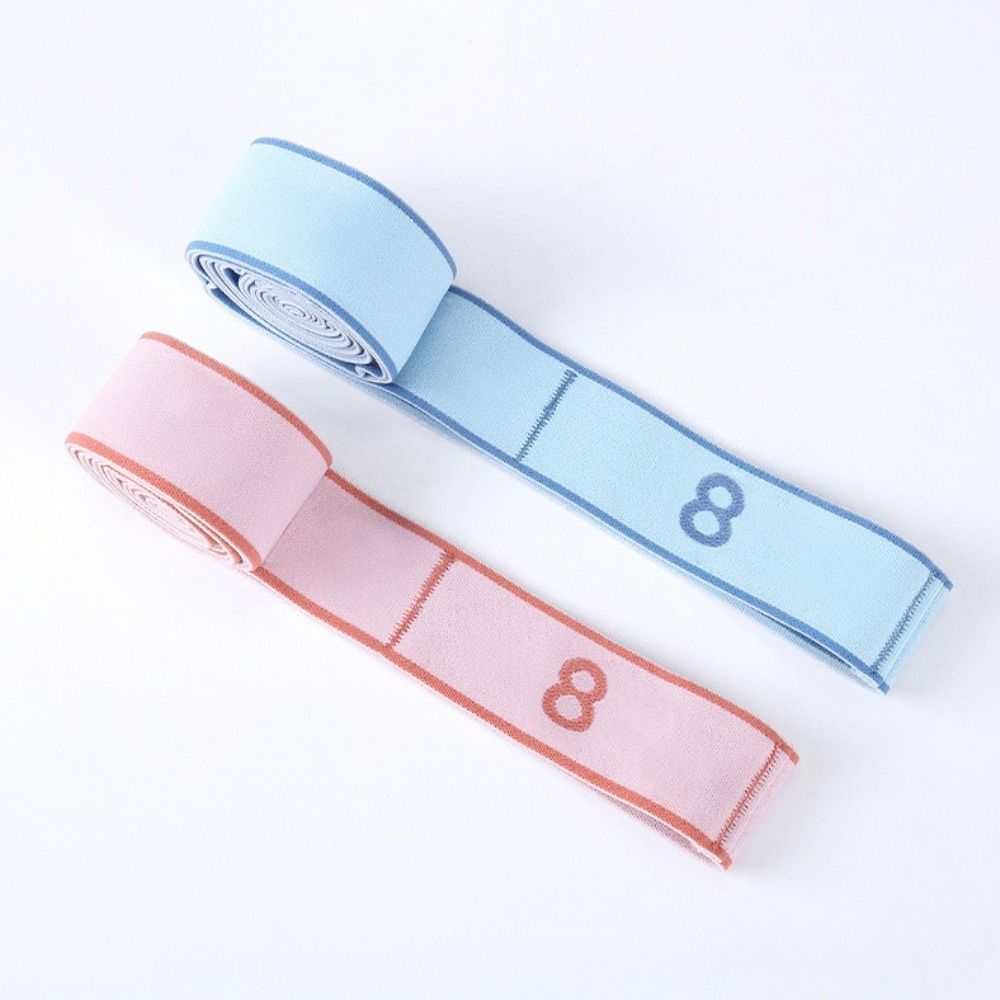 8 Grid Yoga Resistance Band Elastic Crossfit Exercise Fitness Resistance Bands Textile Cotton Yoga Training