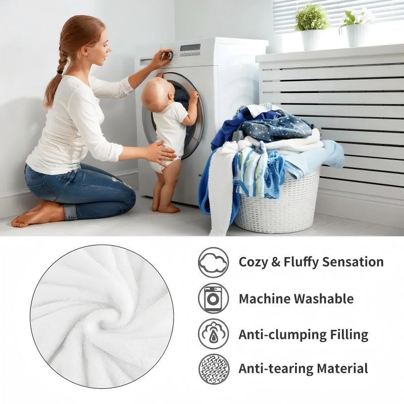 Customized Soft Cotton Single Blanket - High-Quality Photo Personalization, Modern Family Gift, Machine Washable, All-Season Home Bedding Linen for Indoor Decor
