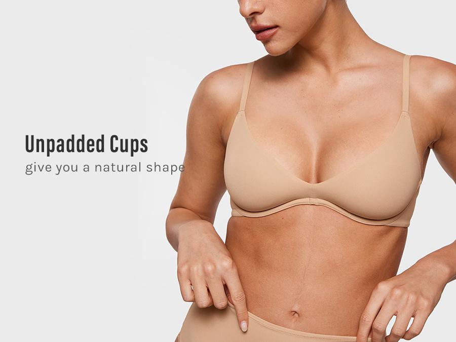 INLYRIC Women's Inbarely Plus Plunge Bra - Unlined Underwire Sexy Demi Balconette Bras SpringStatements