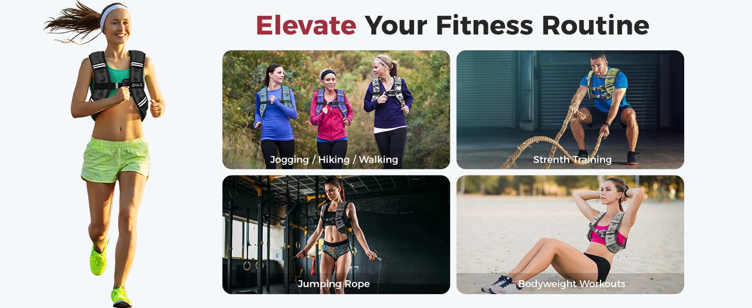 【SpringStatements】BAGAIL Weighted Vest, 5lbs/8lbs/10lbs/12lbs/15lbs/20lbs/25lbs/30lbs Weight Vest with Detachable Phone Pouch, Rucking Vest for Women, Men, Walking, Training, Running 【SpringStatements】BAGAIL Weighted Vest, 5lbs/8lbs/10lbs/12lbs/15lbs/20lbs/25lbs/30lbs Weight Vest with Detachable Phone Pouch, Rucking Vest for Women, Men, Walking, Training, Running