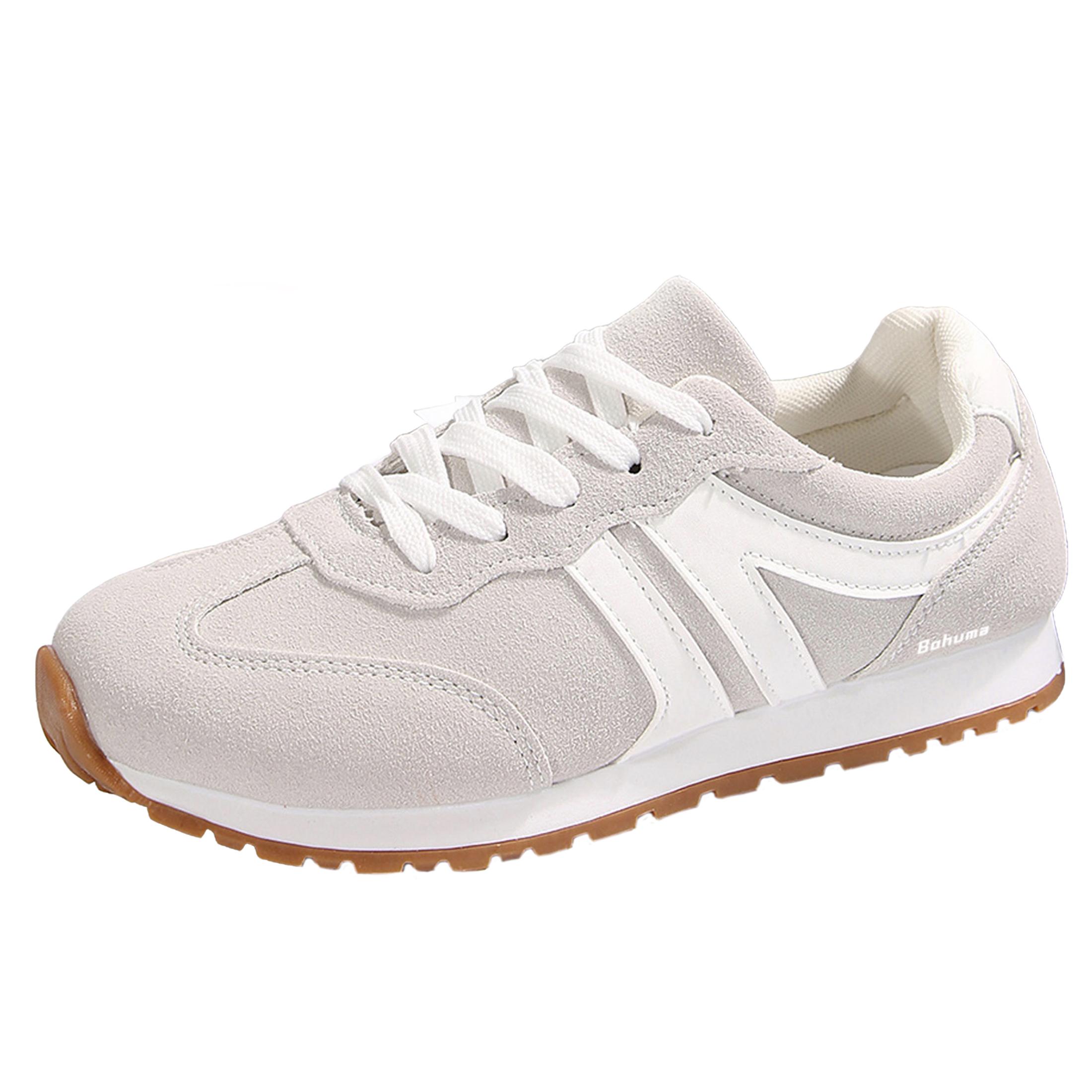 Women's Casual Fashion Sneakers Low Top Lace-up Shoes  Rubber Sole for All-Season Footwear