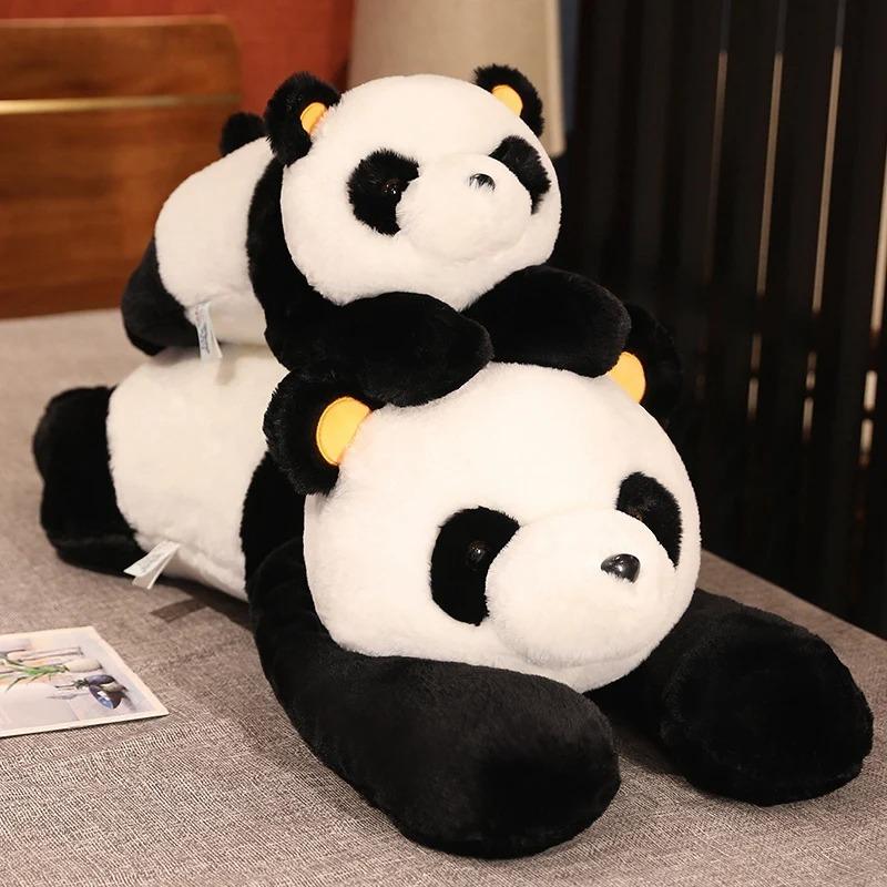 50cm Giant Panda Plush Toys Soft Sleep Pillow Cartoon Animal Bear Stuffed Baby Doll Classic Kids Birthday Christmas Gifts