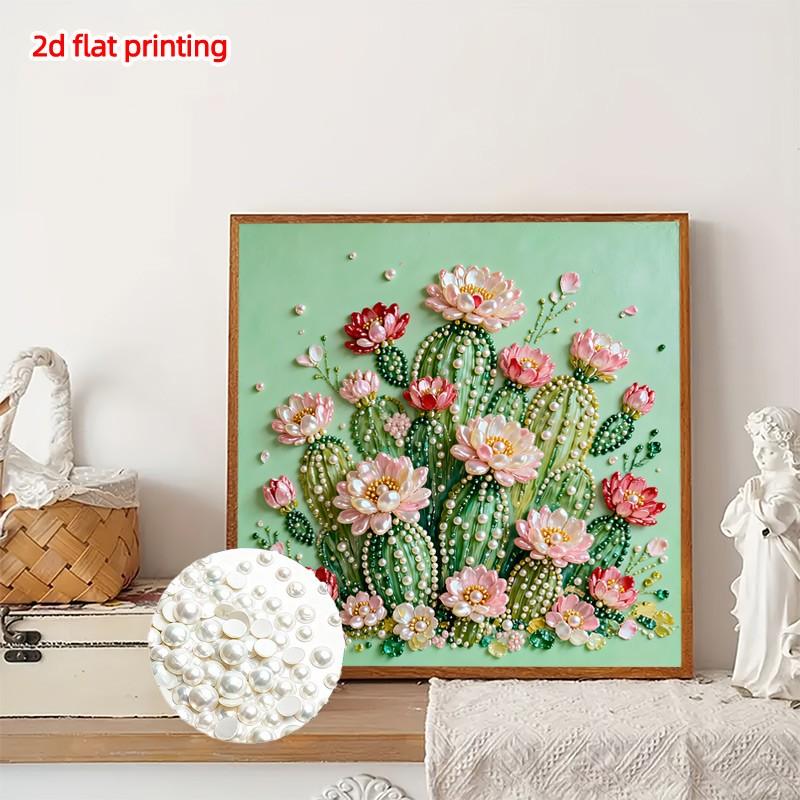 2026 New Pearl Painting, Beautiful Succulent 5D DIY Diamond Art Kit, Bedroom Decor, Living Room Wall Art, Creative Gift, Wall Decoration