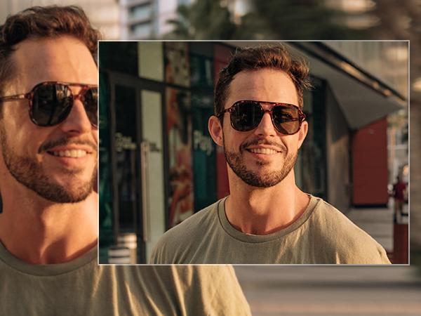 SOJOS Retro Polarized Aviator Sunglasses for Women Men Classic 70s Vintage Trendy Square Aviators