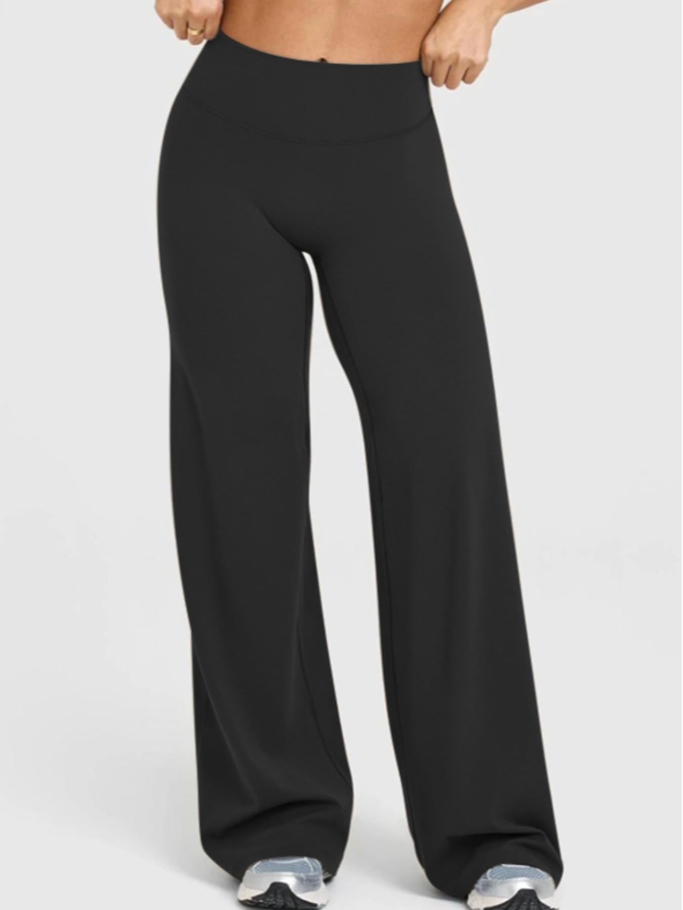 3-Pack/2PCS Women's High-Waisted Flare Leggings | Solid Color Yoga Pants | Soft & Stretchy Athletic Bottoms for Gym, Running, and Casual Wear 3-Pack/2PCS Women's High-Waisted Flare Leggings | Solid Color Yoga Pants | Soft & Stretchy Athletic Bottoms for Gym, Running, and Casual Wear