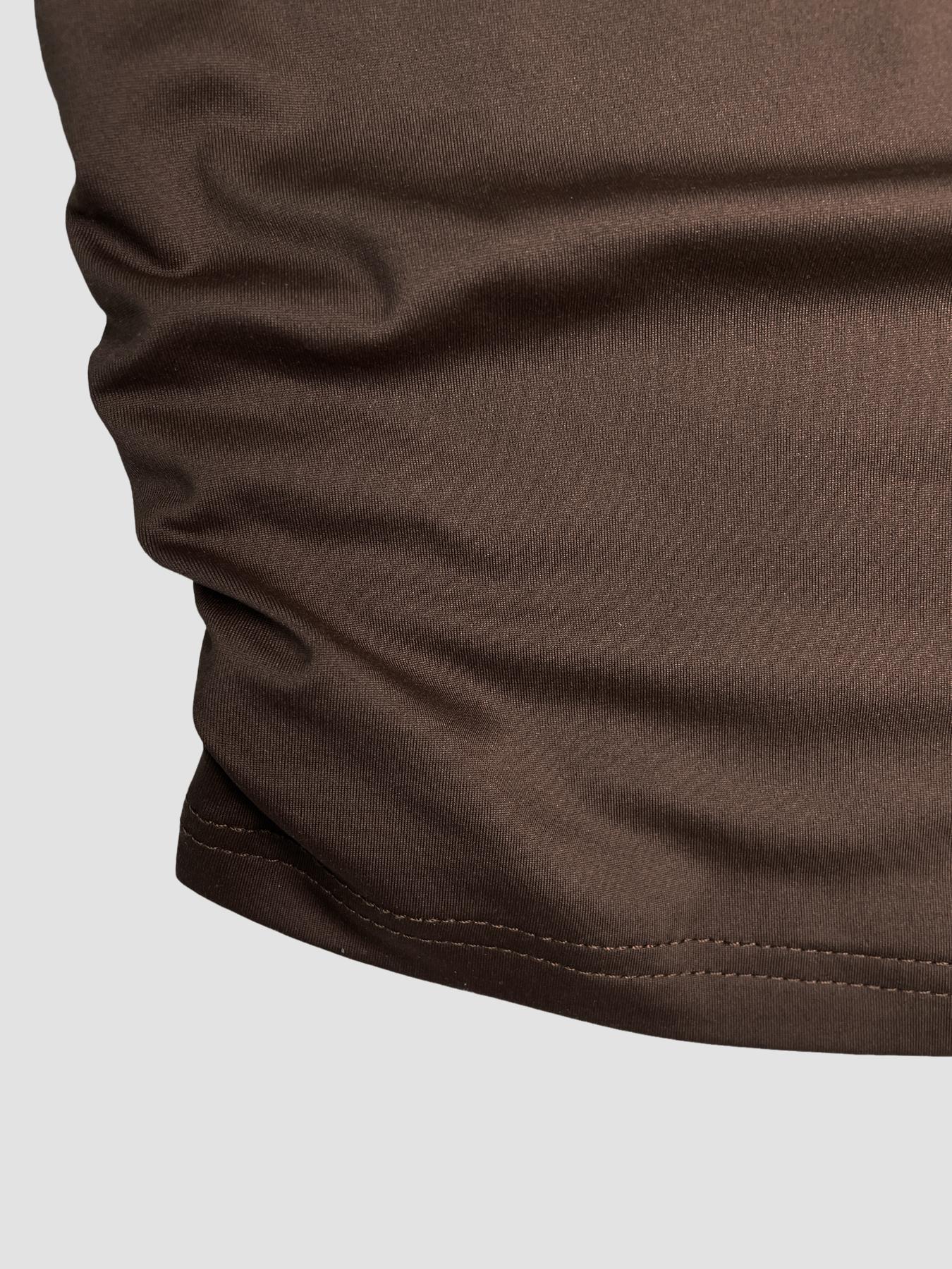 Y2K Aesthetic Casual One-Shoulder Metallic Accent Crop Top & Vintage Fringe Tweed Shorts Set