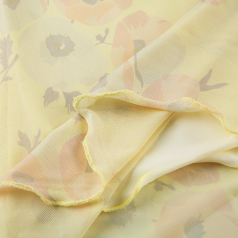 Women's Floral Print Ruffle Hem Long Dress Y2K Style Slim Fit Beach Vacation Retro Bodycon Tank Dress Spring Summer Bohemian