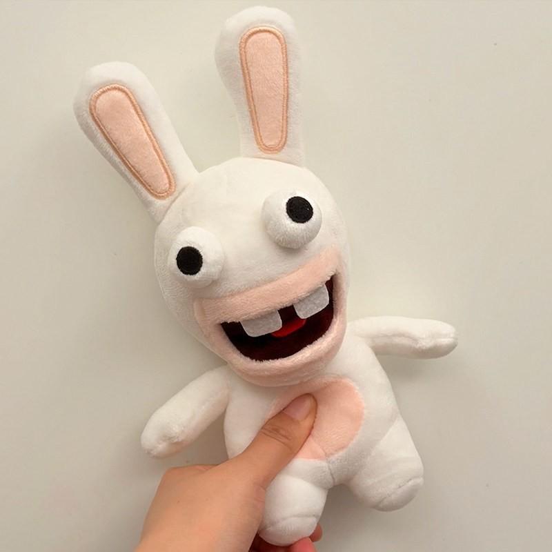 Crazy Bunny Plush Toy, Long Eared Rabbit Stuffed Animal, Rabbit Doll, Tiktok Style Baring Teeth Rabbit, Perfect Gift for Friends and Partners, Bunny Stuffy