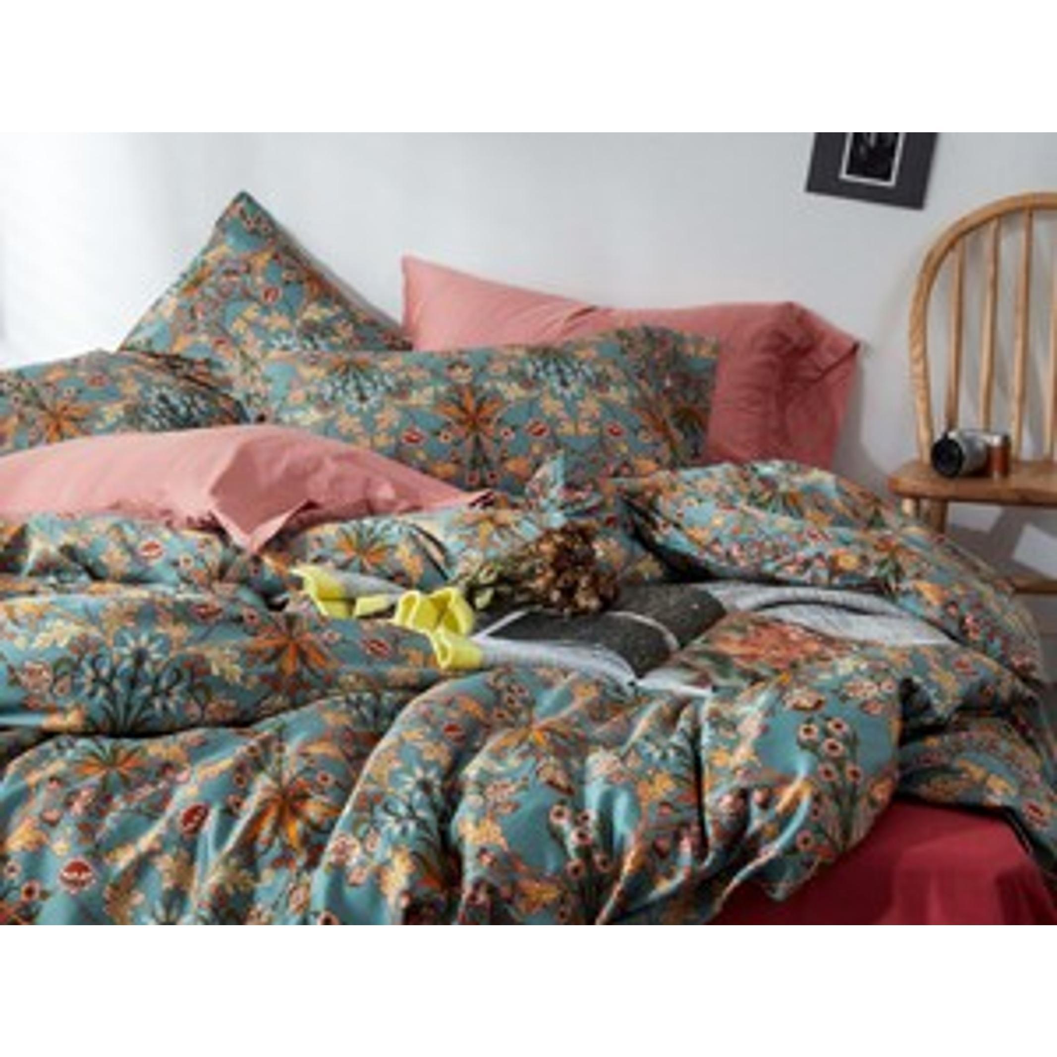mixinni Vintage Floral Duvet Cover Twin XL Boho Bedding Soft Cotton Flower Pattern Bedding Set with Zipper Ties Perfect for Girls,Ultra Soft, Breathable, Comfortable(3pcs, Twin XL Size)