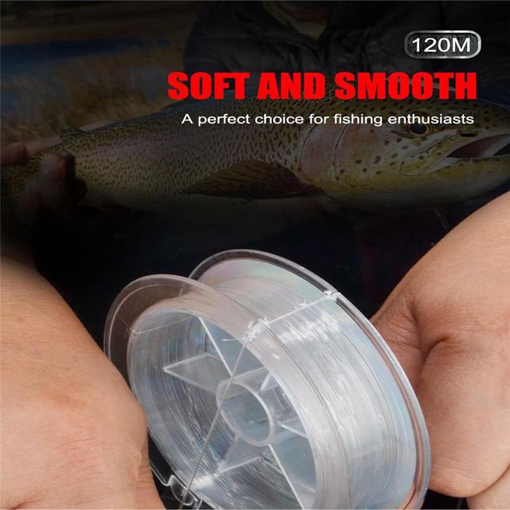 Fluorocarbon Fishing Leader Line 120m Sinking Carbon Fiber High Sensitivity Long Cast 0.20-0.60mm Diameter 7.15-45LB Strength Saltwater Freshwater Versatile Lure Line Durable High Tensile Line Kit
