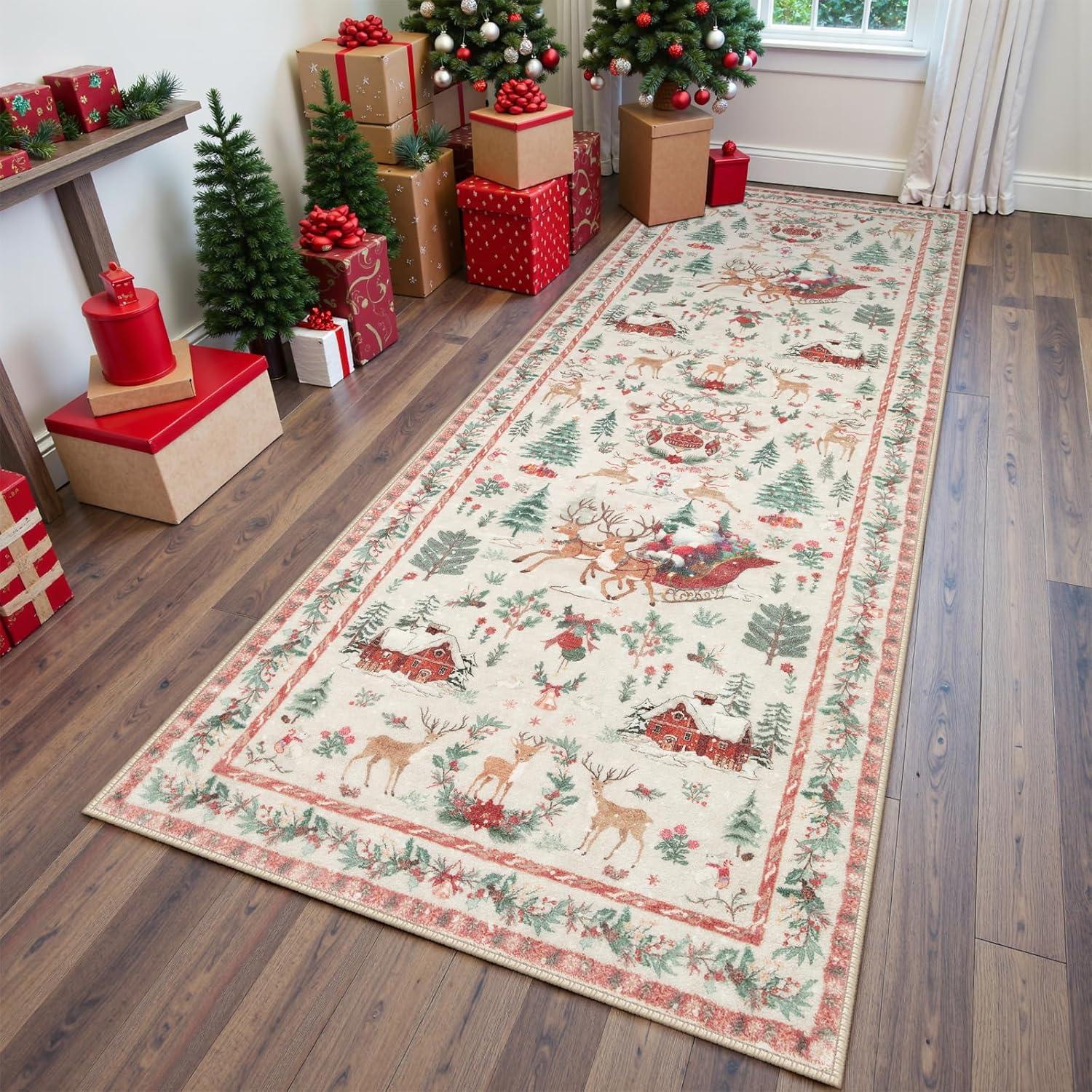 Christmas runner rug reveal