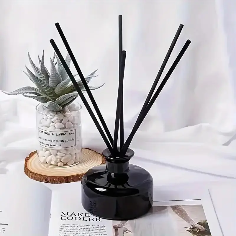 100 Reed Diffuser Sticks, 20cm Fragrance Reeds, High Absorbency, Cuttable, Home Aromatherapy Accessories for Bedroom Living Room Decor, Aromatic Diffuser Stick