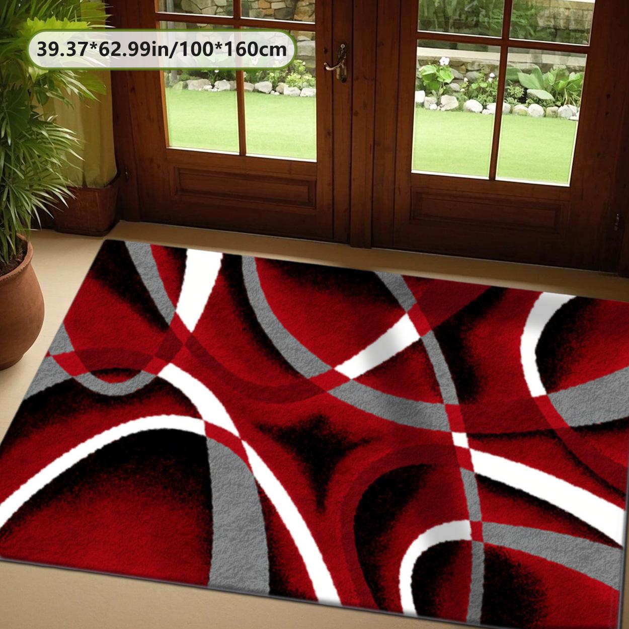 Velvet soft and comfortable patterned printed carpet, suitable for multiple scenarios, available in various sizes, soft and non-shedding, Decorative Area Rug