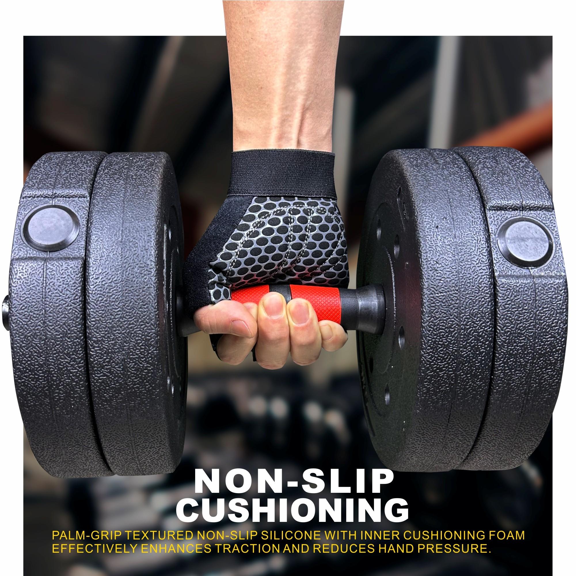 Fitness Gloves with Wrist Support, Full Palm Coverage, Enhanced Grip, Ideal for Training, Pull-Ups, Weightlifting, Unisex