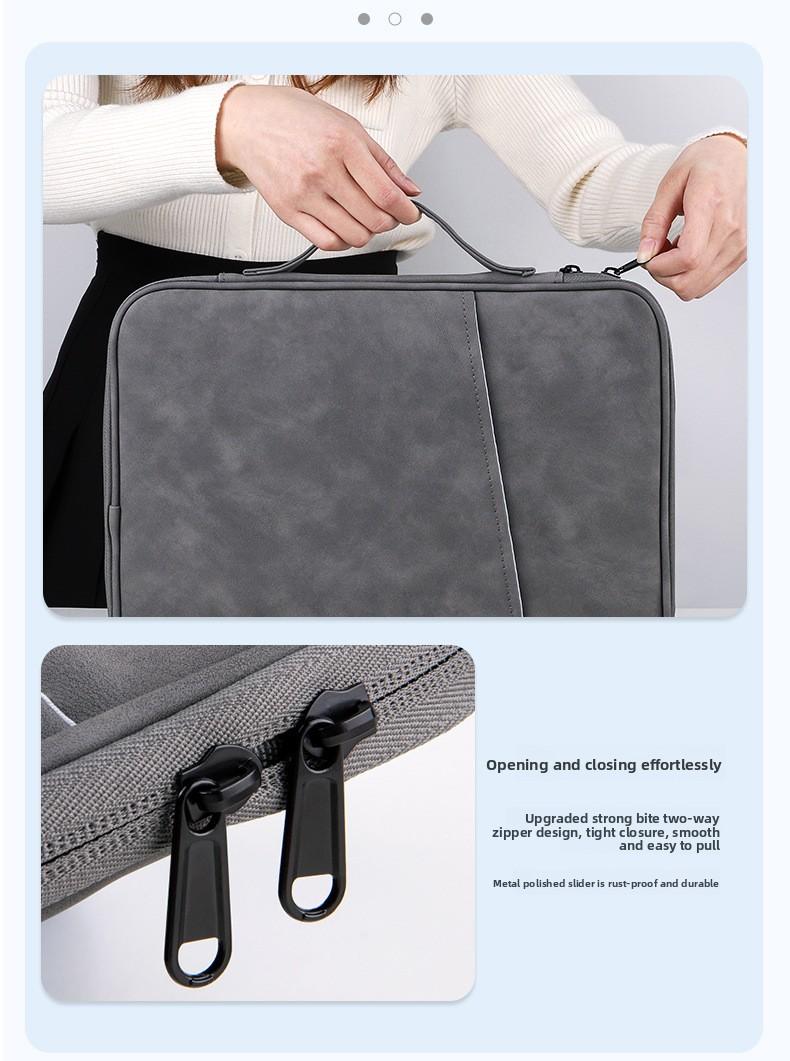 Multi-Size Laptop Sleeve Bag for 11" iPad Pro/Air, 13/14 Inch MacBook, Surface Pro/Tablet, Huawei 10.5", Lenovo Laptop, Shockproof Protective Carrying Case with Handle & Organizer Pockets, Water-Resistant Laptop Briefcase Multi-Size Laptop Sleeve Bag for 11" iPad Pro/Air, 13/14 Inch MacBook, Surface Pro/Tablet, Huawei 10.5", Lenovo Laptop, Shockproof Protective Carrying Case with Handle & Organizer Pockets, Water-Resistant Laptop Briefcase