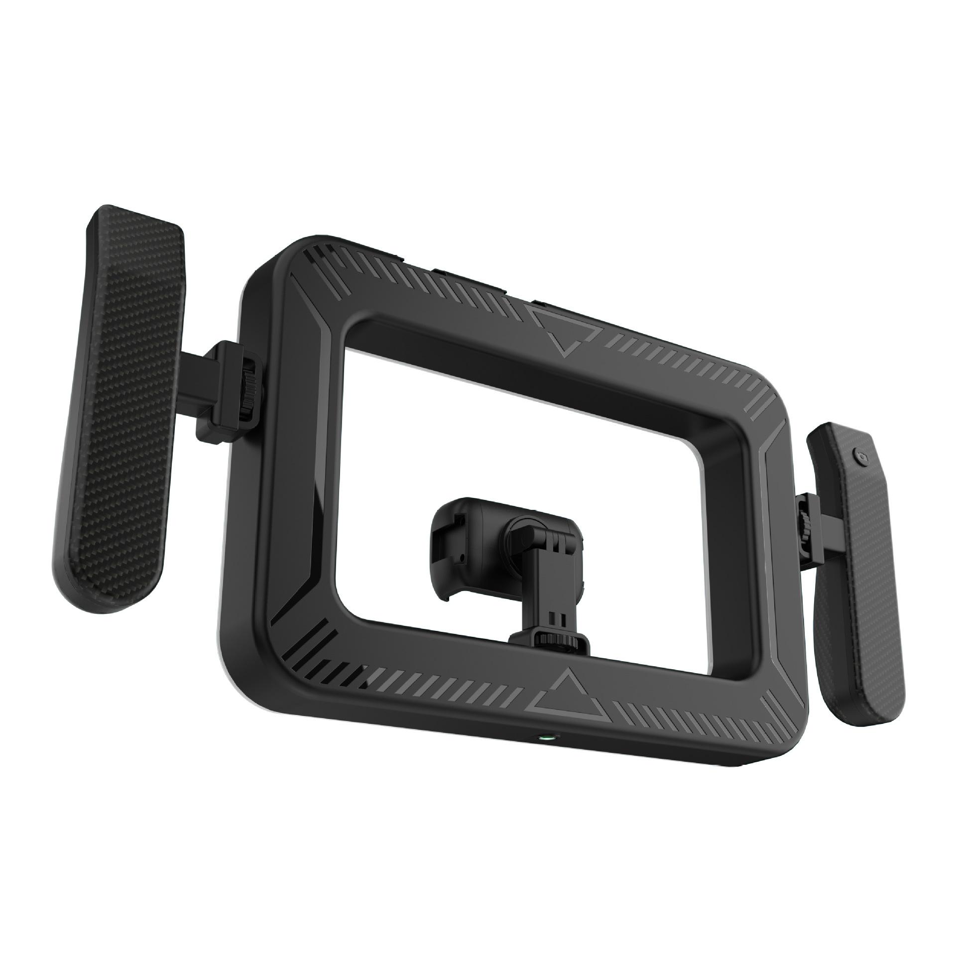 Handheld Multifunctional Circular Fill Light with Handle, Built in Wireless Remote Control, 3600mah Rechargeable Battery, Three Color Temperatures, Portable Selfie Lamp, Phone Accessories, Gift